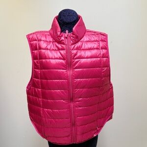 JoyLab Fuchsia Quilted Vest